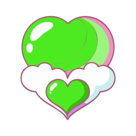 Green Love #3 – Heart