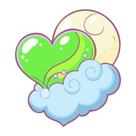 Green Love #9 – Heart